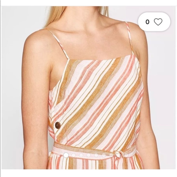 Joie Khari Striped Linen Midi Sun Dress size small - Picture 3 of 9